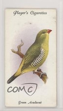 1933 Player's Aviary and Cage Birds Tobacco Green Avadavat #35 2k3