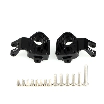 LCX 1/18 RC Crawler CNC Aluminum Front Axle Steering Knuckle Set for Axial UTB18 - Image 1 of 4