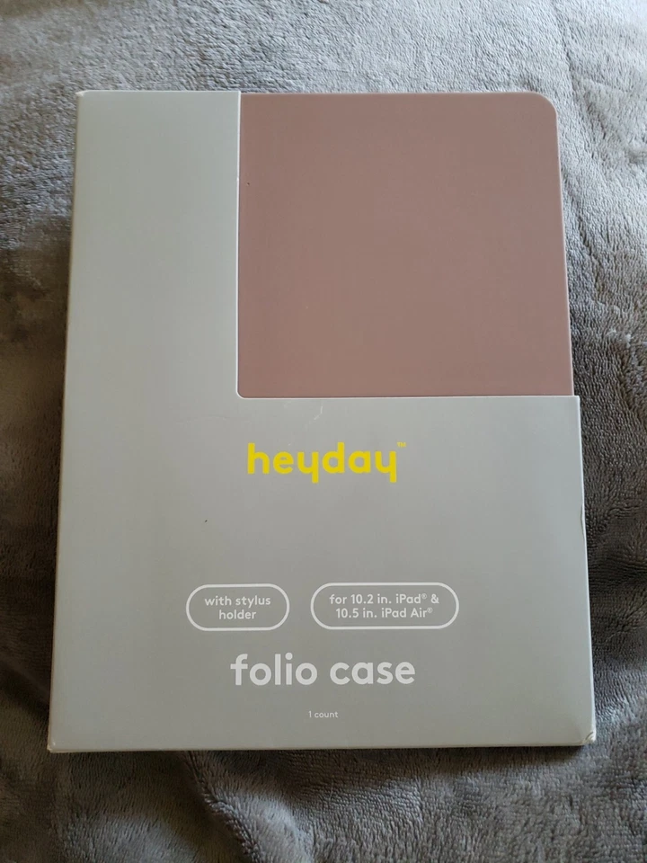 Heyday Folio чехол w/стилус держатель для iPad 10,2» и 10,5» воздуха 8-го поколения, теплый серо-коричневый - Изображение 1 из 1