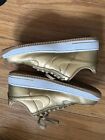 Nike Air Force 1 Low '07 LV8 Metallic Gold Perforated 718152-700 AF1 Size 12