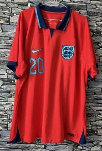 Nike England 2022/23 Stadium Away Football Shirt Men's 2XL Foden #20 VGC - Picture 1 of 12
