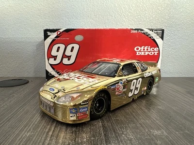 Carl Edwards #99 Office Depot 2005 cromo dorado 1:24 NASCAR Team calibre sin usar, en caja Foto 1 de 4