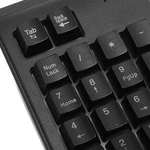 Black USB Wired Numeric Keypad 19 Keys Number Pad Waterproof RGB Backlight P NEW - Afbeelding 1 van 12