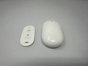 Genuine Apple Wireless Bluetooth Mighty Mouse A1197- Tested & Works! - Afbeelding 1 van 2
