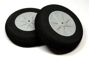 RC Model Airplane 102mm 4.00 in. R/C Hobby Wheels Tires (2pcs) WH818 - Picture 1 of 1