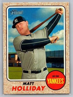 Matt Holliday 2017 Topps Heritage New York Yankees #330 - Image 1 of 2