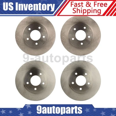 Rotores de freio a disco dianteiro e traseiro para 1995 1996 1997 1998 1999 Chevrolet Lumina - Imagem 1 de 4