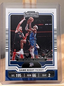 2023-24 Panini Contenders - Game Night Ticket - Shai Gilgeous-Alexander #1 - Picture 1 of 3