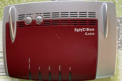 FRITZ!Box 6490 Cable WLAN AC N Router - Rot (20002657) - Bild 1 von 2