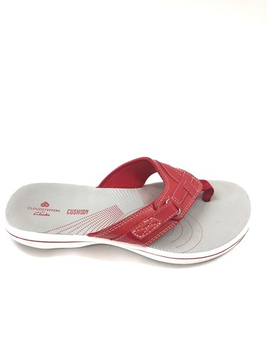 Cloudsteppers by Clarks sandali donna morbidi con cuscino rosso taglia 6 ($)