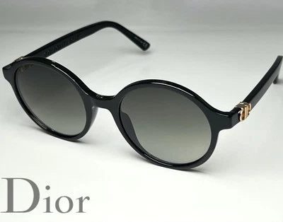Nuevas gafas de sol Dior 30 Montaigne Mini RI negras redondas 51-135 Italia Foto 1 de 4