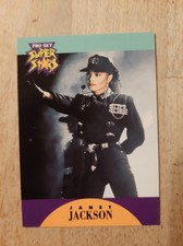 Janet Jackson Card 1991-92 Pro Set Superstars MusiCards Promos #1 