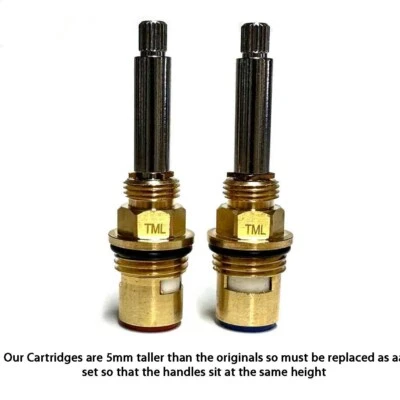 TML Válvula cartucho grifo Bristan Renaissance cromo largo níquel 210V10326CP post 2013