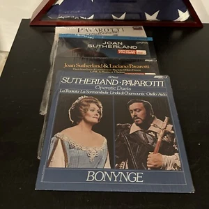 Vintage Vinyl Lot Of 4 Pavarotti & Sutherland Albums Operatic Duets & Others - Picture 1 of 12