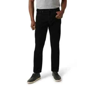 Chaps Men's & Big Men's SIZE 36 X32 Stretch Fine Corduroy 5 Pocket Pant BLACK - Picture 1 of 7