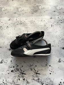 Vintage Puma Womens Bella V Black Flats Ballet Y2K Sneakers US 9 - Picture 1 of 10
