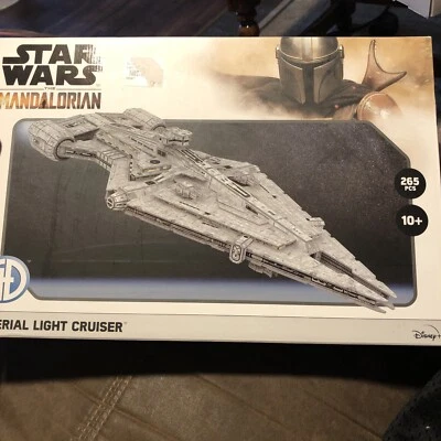 Star Wars Mandalorian Imperial Light Cruiser 4D Cityscape 265 Piezas Puzzle Modelo Foto 1 de 3