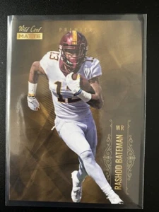 2021 Wild Card Matte Black Retail #MBC22 Rashod Bateman Ravens - Bild 1 von 2