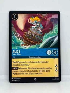 Alice - Savvy Sailor 161/204 - Lorcana [Azurite Sea] FOIL - Bild 1 von 1