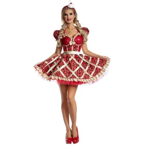 Women Cosplay Costume Gown Queen of Peach Heart Princess dress Stage Clothes - Picture 1 of 10