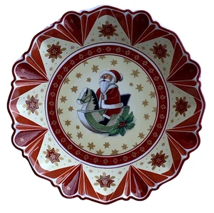 Villeroy & Boch Toy's Fantasy SANTA Schaukelpferd 6,5" Schale Weihnachten - Bild 1 von 6
