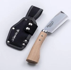 Ajikataya Echigo Hacha Herrero Ajimiya Doble Filo 10,5 cm con Estuche - Imagen 1 de 4