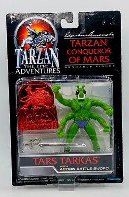 Tarzán Conquistador de Marte: Tars Tarkas Figura Flexible Trendmasters 1995 Foto 1 de 4