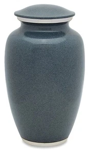 Gray 210 Cubic Inches Large/Adult Funeral Cremation Urn for Ashes - Picture 1 of 2