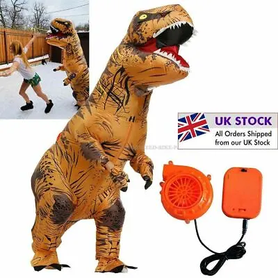 Costume Dinosauro Jurassic Blowup Festa Gonfiabile Bambini E Adulti • 41.07€