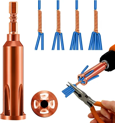 Universal Wire Twisting Tool Cable Wire Stripper and Twister Wire Stripping Tool - Image 1 of 4