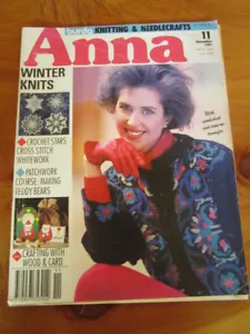 KNITTING PATTERN BOOK ANNA NOVEMBER 1991 GREAT **** MUST SEE - Picture 1 of 2