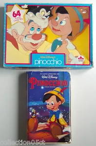 WALT DISNEY'S PINOCCHIO VHS AND PUZZLE - Imagen 1 de 6