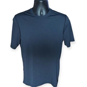 REI Co-Op Shirt Mens Medium Navy Blue Short Sleeve Tee Athletic Baselayer Hiking - Picture 1 of 6