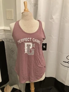 Perfect Game Apparel PG Tank Top Mauve Ladies Small Brand New With Tags! - Picture 1 of 15
