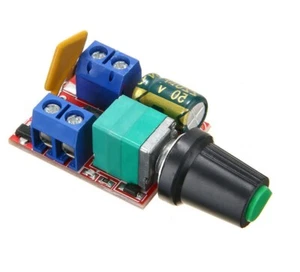 Mini PWM DC motore regolatore di velocità modulo 5A 3V-35V motore speed switch controller - Foto 1 di 1