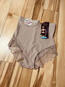 Maidenform Prendas moldeadoras firmes Cintura media Calzoncillo Talla Pequeña Desnudo Genial Comodidad - Imagen 1 de 5