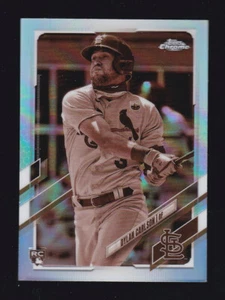 2021 Topps Chrome #140 DYLAN CARLSON RC Cardinals SEPIA REFRACTOR ROOKIE CARD - Picture 1 of 2