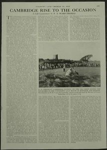 Golf Cambridge Oxford University Match Burnham Berrow 1959 1 Page Photo Article - Picture 1 of 2