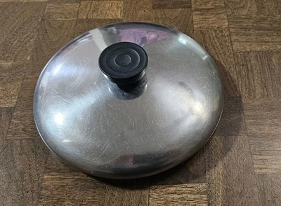 Vintage Revere Ware Lid 7 inch Stainless Steel Replacement Lid Rolled Edge 3QT - Image 1 of 3