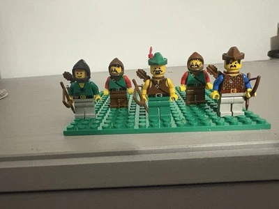 LEGO Dark Forestman Minifigura Vintage Lote de 5 Foto 1 de 2