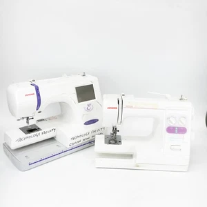 Janome MC300E Sewing Machine + Janome MS2522 Sewing Machine - Power Tested Only - Picture 1 of 6