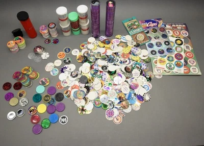 Gran Lote Pogs & Slammers Vintage Retro Años 90 Nostalgia Leche Gorras Juego, VER VIDEO! Foto 1 de 4