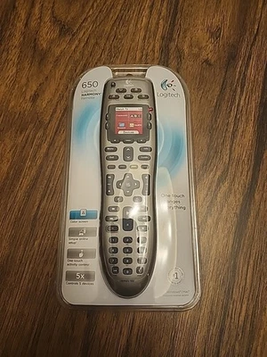 Logitech 915-000159 Harmony 650 Universal Color Screen Remote -Silver NEW SEALED - Image 1 of 4