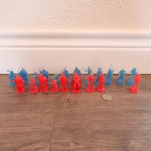 Konvolut 21 rot blau Star Wars Saga Sammlung Hologramm Mini Figuren Set - Bild 1 von 2