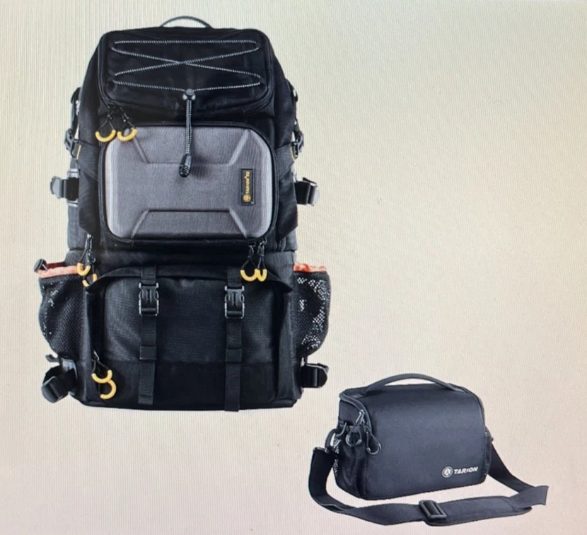 Mochila TARION Pro 2 bolsas em 1 câmera grande com compartimento para laptop 15,6" Wa... - Imagem 1 de 4