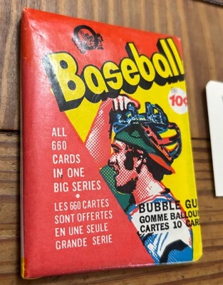 1973 OPC O-Pee-Chee All Series Wax Pack Mike Schmidt Rookie Card Possible 10c - Image 1 of 4