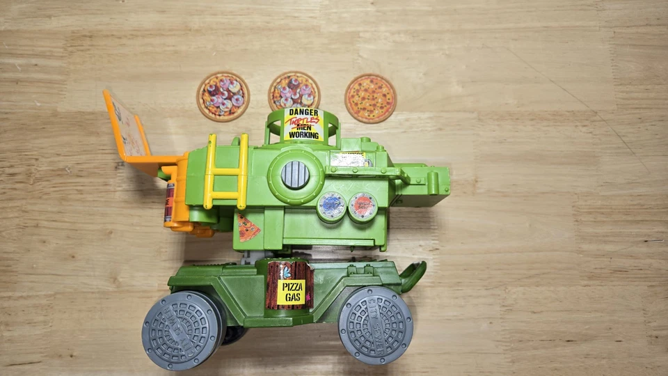 Leer Descripción ¡LANZADOR DE PIZZA BANDAI VINTAGE 1988 TMNT MUTANTE TORTUGAS NINJA! Foto 1 de 4