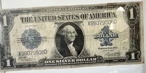 Fr. 238 1923 $1 Silver Certificate "HORSE BLANKET" - VF - Picture 1 of 2