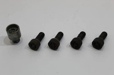 VW Jetta 5C Mk6 Locking Wheel Nut Bolts And Key Code R WHT001814B555 - Image 1 of 4
