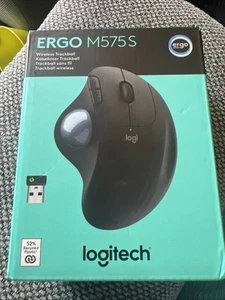 Mysz bezprzewodowa Logitech Ergo M575S trackball Bluetooth kciuk grafit CZYTAJ - Zdjęcie 1 z 2